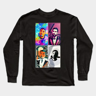 The four personalities of a single man Long Sleeve T-Shirt